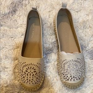 Cream colored shoes